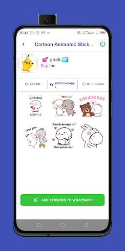 Cartoon Animated Stickers 2023 Screen 3