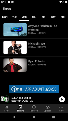 Radio 104.1 WMRQ Screen 3