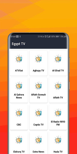 Android application Egypt TV Online screenshort