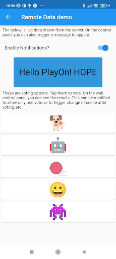 PlayOn! Partner Feature Demo Screen 2