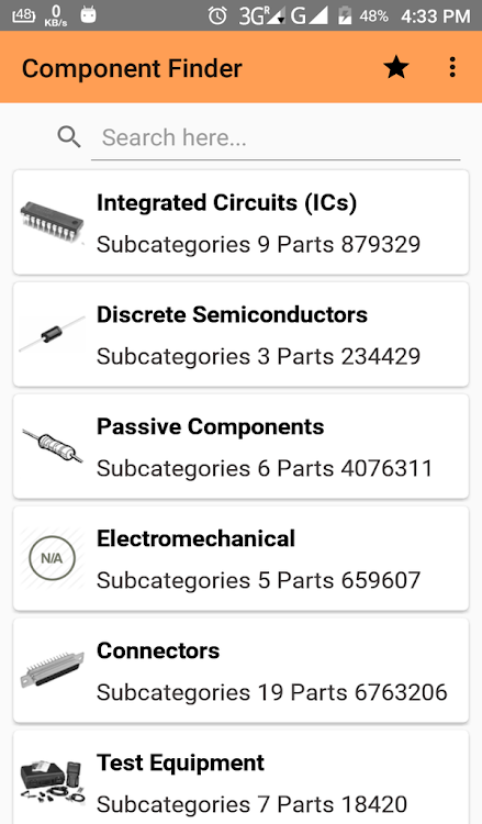 Component Finder Free: Electro - 2.0.1 - (Android)