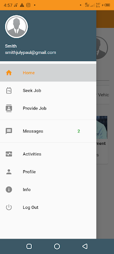 Android application Youth Link screenshort
