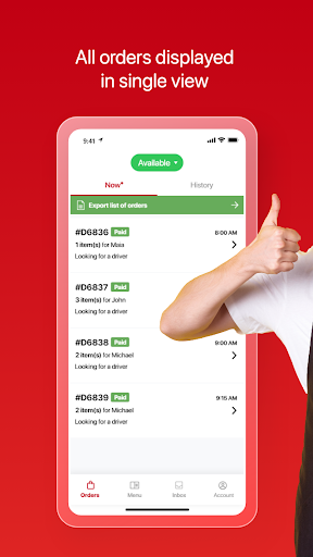 Android application GOJO Merchant screenshort
