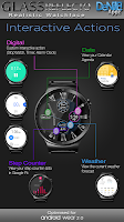 Glass Reflecto HD Watch Face APK צילום מסך #4