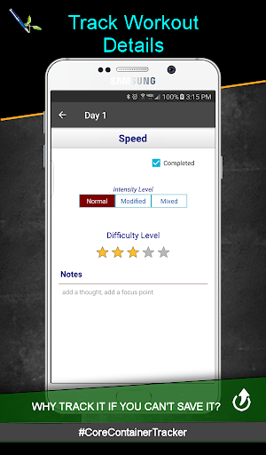 Core and Container Tracker