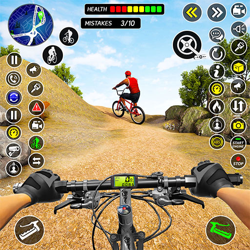 Play Offroad BMX Rider: Cycle Game Online for Free on PC & Mobile