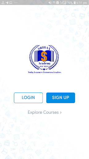 Android application SRIHAN ACADEMY screenshort