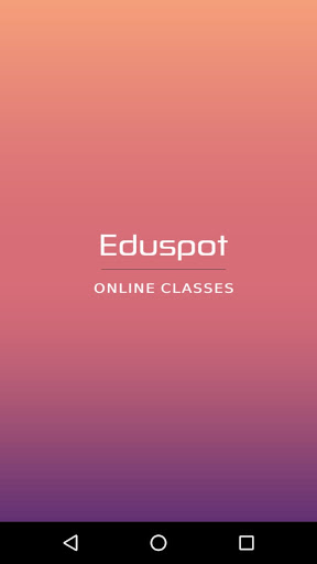 Android application Eduspot : Online Classes screenshort