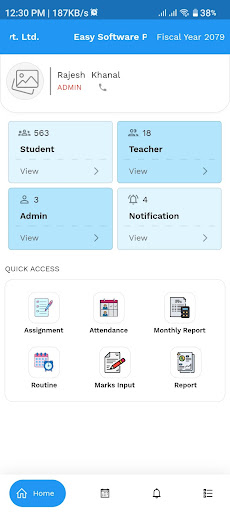 Android application Jana Jyoti Secondary School screenshort