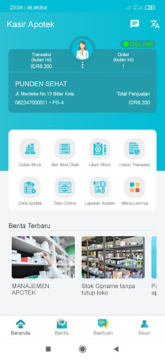 Android application Kasir Apotek - Aplikasi Apotek screenshort