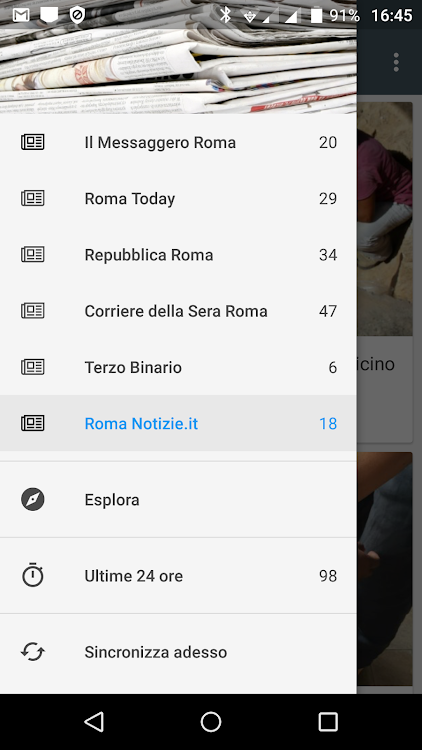 Roma notizie locali - 2.1 - (Android)