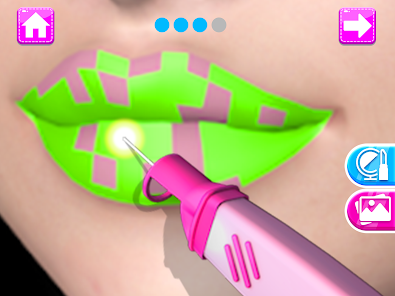 Captura de Pantalla 7 Lip Art Beauty Makeup Games android