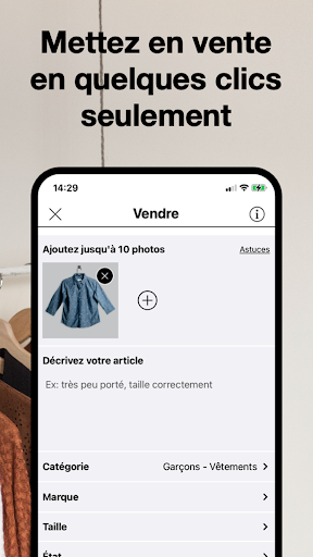 Reback - Vendez vos vêtements Screen 3