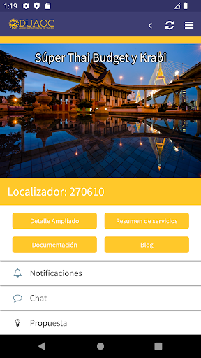 DUAOC App Screen 3