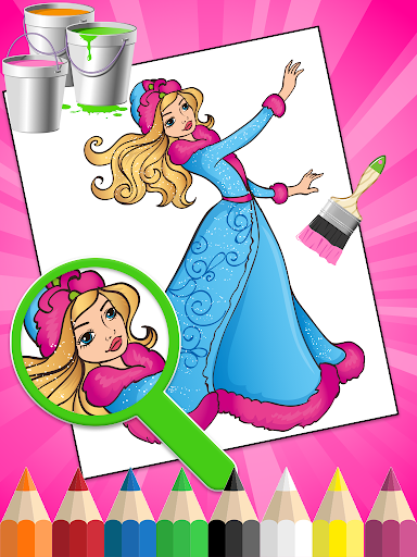 Screenshot of Princess Coloring Book 3