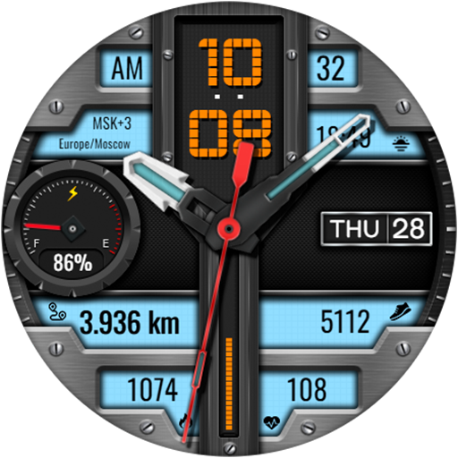 Hybrid RELOD URX75 Watch face screenshot 20