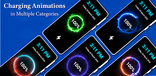 Android application 3D Battery Charging Animation screenshort