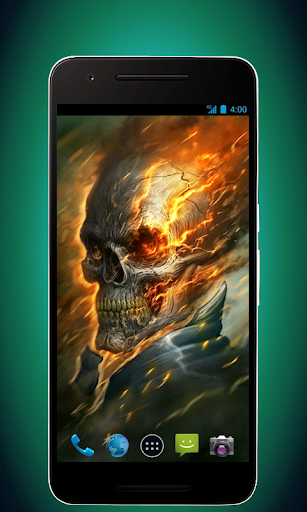 Skull Wallpapers - Fire Versio