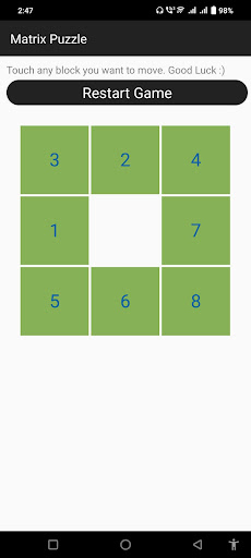 Matrix Puzzle Screen 2