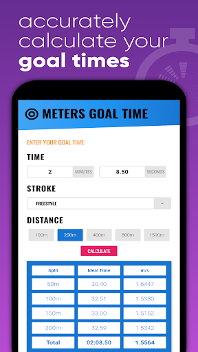 MySwimSplits Premium Screen 2
