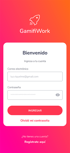 Android application GamifiWork screenshort