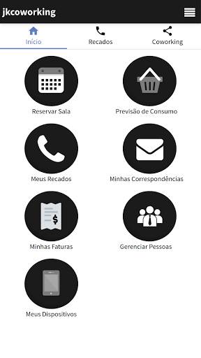Android application JK COWORKING screenshort