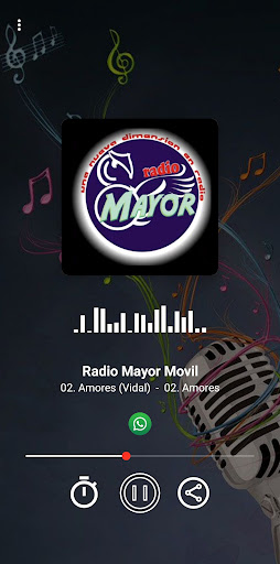 Android application Radio Mayor Movil screenshort