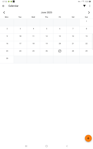 Screenshot of Moodle