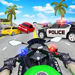 Motorrad-Autobahnfahrer Rennen