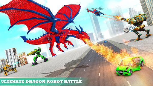 520 Dragon Robot Car Game Mod Apk Unlimited Money  Latest