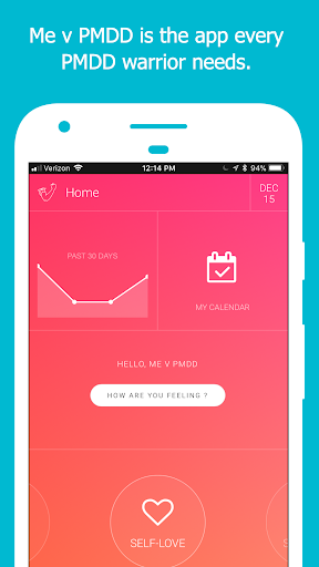 Android application Me v PMDD screenshort