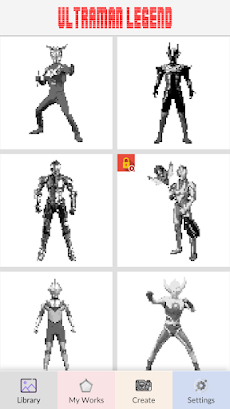 Ultraman Legend Pixel Artのおすすめ画像2