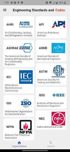 Android application Engineering Standards & Codes screenshort