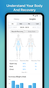 Workout Plan & Gym Log Tracker Mod APK 2022 (Pro Unlocked) 3