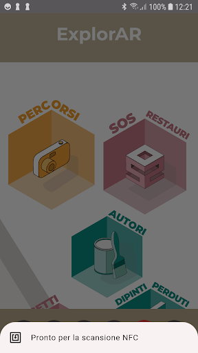 Android application ExplorAR screenshort