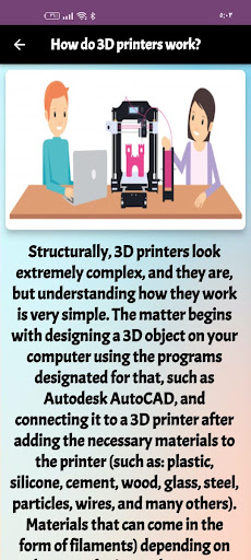 Uses of 3D Printers Screen 2