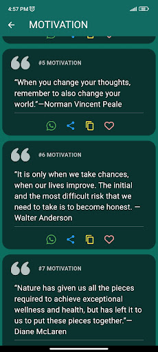 Daily Quotes Screen 3