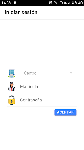 Android application Permisos Amcor screenshort