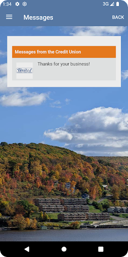 The United FCU Mobile Banking Screen 2