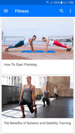 Fitness - Workouts & Health Screenshot 1 - AppWisp.com