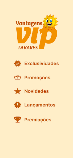Android application Vantagens Vip Tavares screenshort