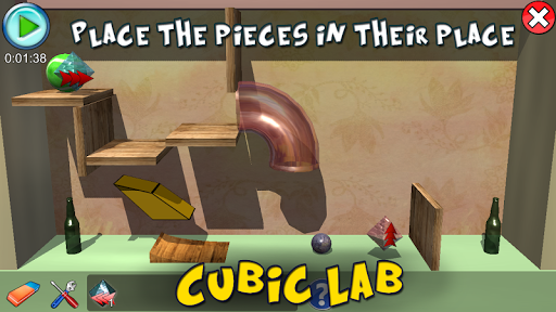 Cubic Lab 3D: Puzzle pieces & Physics Jigsaw  screenshots 1