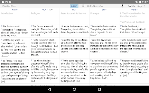 Parallel Plus® Bible-study app Screenshot