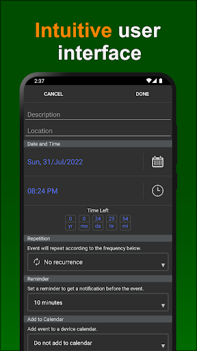 Colorful Reminder Screen 2