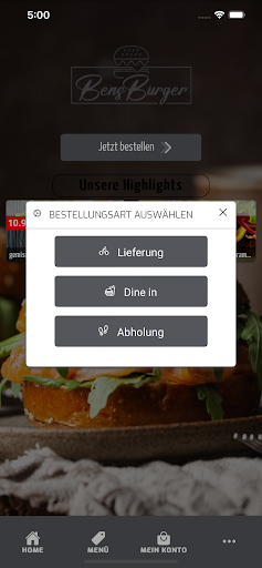 Bens Burger Screen 2