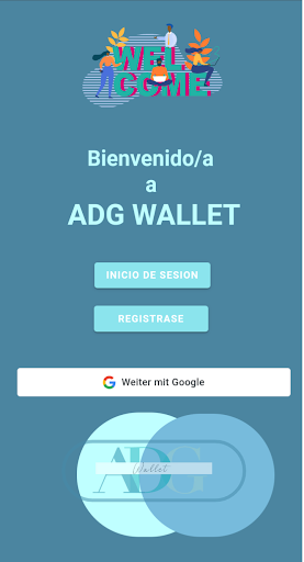 Android application ADG Wallet screenshort