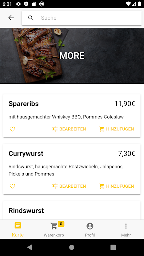 HEROES Premium Burgers Screen 3