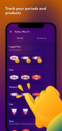 Android application WeThrive - Period Tracking screenshort