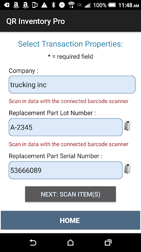 QR Inventory Pro Screen 2