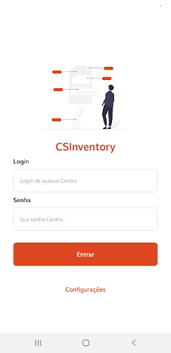 Android application CSInventory screenshort